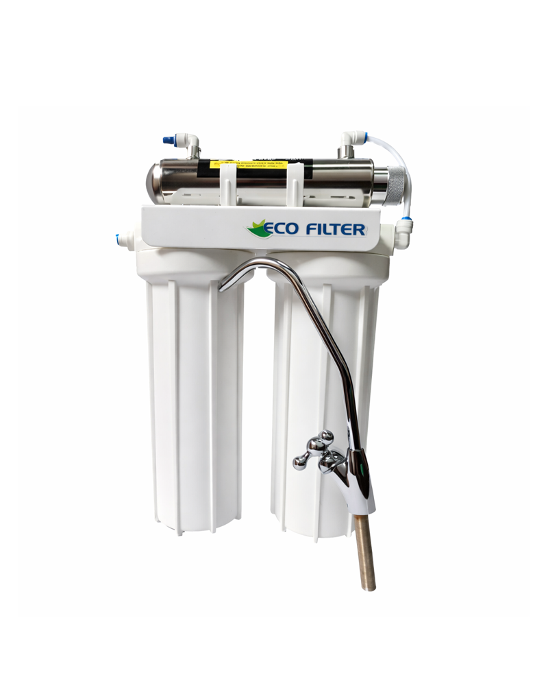 Filtro de 3 Etapas 10 pulg. con esterilizacion UV