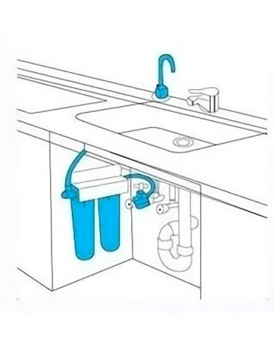 Filtracion de 3 Etapas 10" con Post Carbon